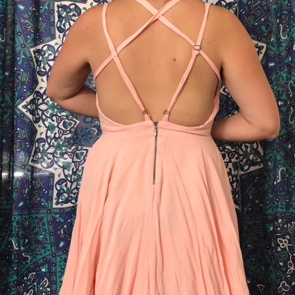 Ballerina-Vibe Summer Dress w/ X-Strap Back